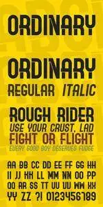 Ordinary Font Family