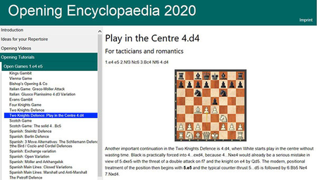 ChessBase Opening Encyclopaedia 2020