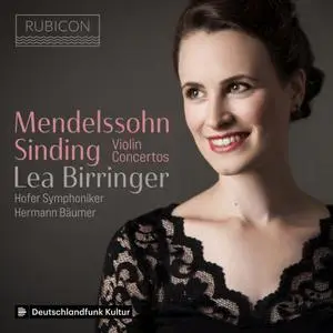 Lea Birringer, Hofer Symphoniker, Hermann Baumer - Sinding: Violin Concertos (2022) [Official Digital Download]
