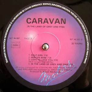 Caravan - In the Land of Grey and Pink (French Motors Records) Vinyl rip in 24-bit/96kHz 