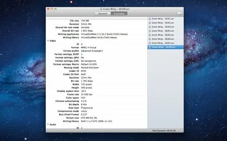 Invisor Media File Inspector v2.5.5 Mac OS X