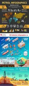 Vectors - Oil Industry Infographics 14