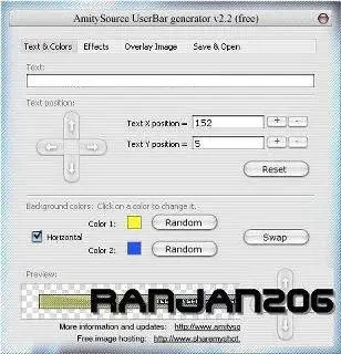 Portable AmitySource Userbar Generator 2.2