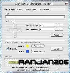Portable AmitySource Userbar Generator 2.2