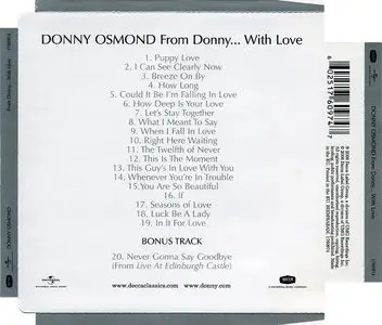 Donny Osmond - From Donny... With Love (2008)