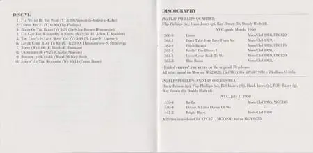 Charlie Ventura & Flip Phillips - The Complete Verve/Clef Studio Sessions (1998) {6CD Box Set Mosaic MD6-182 rec 1947-1957}