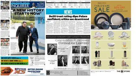 Philippine Daily Inquirer – April 28, 2018