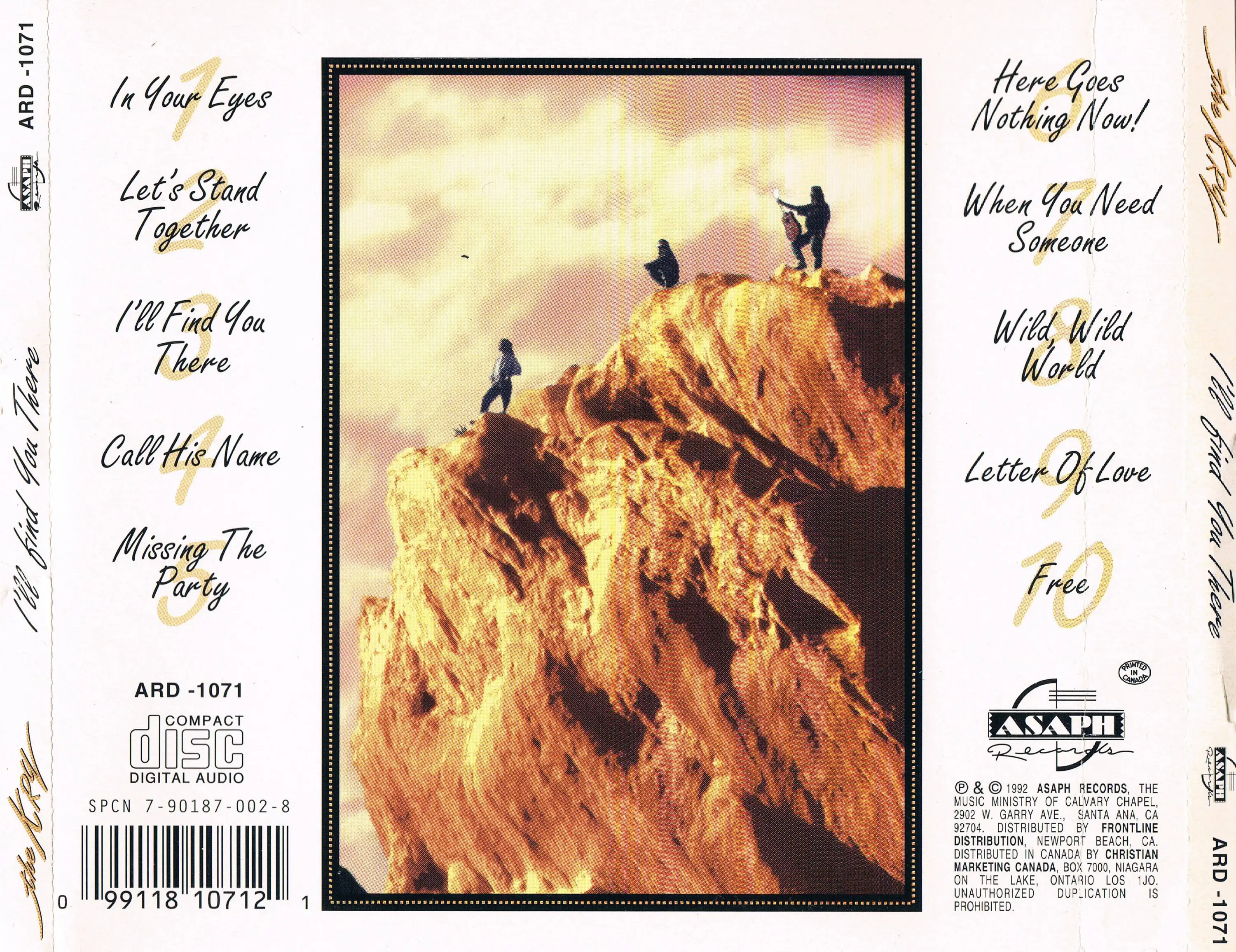 The Kry - I'll Find You There (1992)