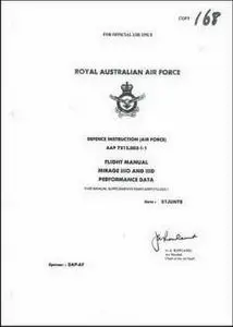 AAP 7213.003-1-1 Flight Manual Mirage IIIO and IIID Performance Data