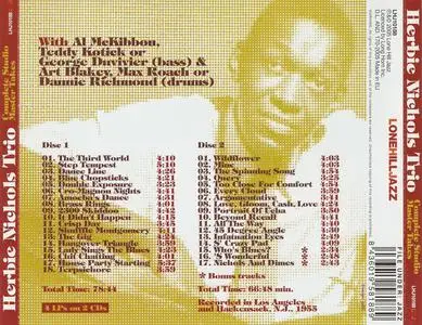 Herbie Nichols - Complete Studio Master Takes (2005) {2CD Set, Lone Hill Jazz LHJ10188 rec 1952-1957}