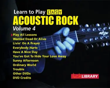 Learn To Play - Easy Acoustic Rock - Volume 4