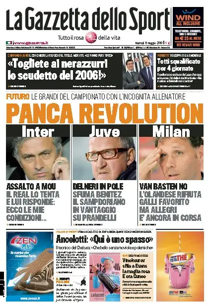 La Gazzetta dello Sport (11-05-10)