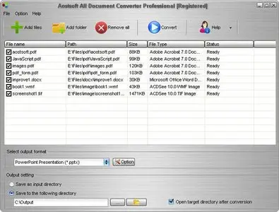 Aostsoft All Document Converter Pro 3.9.2 Portable