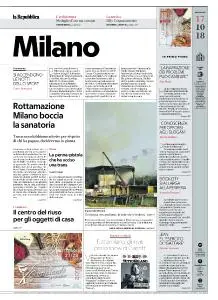 la Repubblica Milano - 17 Ottobre 2018