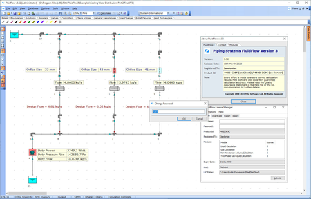 Flite Software Piping Systems Fluid Flow 3.52