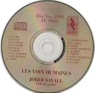 Jordi Savall - Les Voix Humaines - Abel, Bach, Marais, Sainte-Colombe (1998) {Alia Vox AV9803}