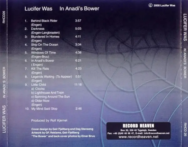 Lucifer Was – In Anadi's Bower (2000)
