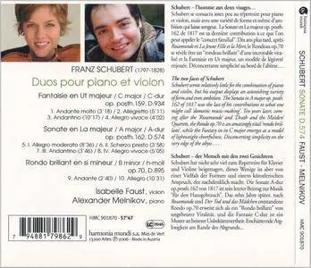 Isabelle Faust, Alexander Melnikov - Franz Schubert: Sonate D.574; Rondo Op.70; Fantasie D.934 (2006)