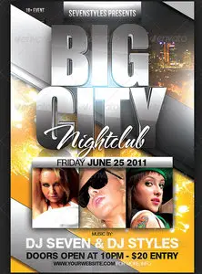 Big City Flyer - PSD Templates (GraphicRiver)