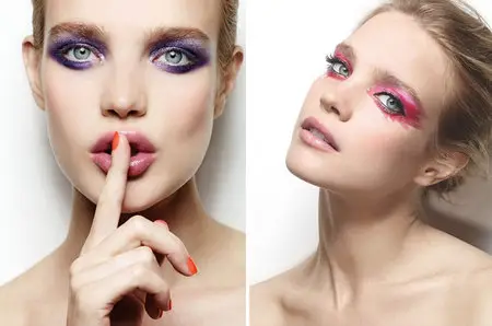 Natalia Vodianova - Etam 'Push up Your Beauty' Makeup Fall/Winter 2014 Ad Campaign