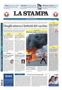 La Stampa Torino Provincia e Canavese - 9 Aprile 2021