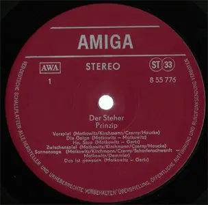 Prinzip - Der Steher (Amiga 8 55 776) (GDR 1980) (Vinyl 24-96 & 16-44.1)