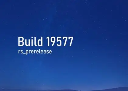 Windows 10 Insider Preview (20H2) Build 19577.1