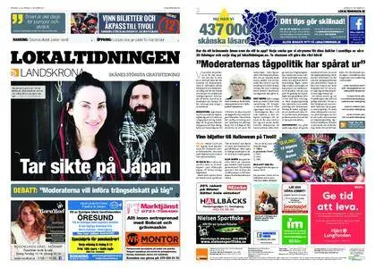 Lokaltidningen Landskrona – 21 oktober 2017