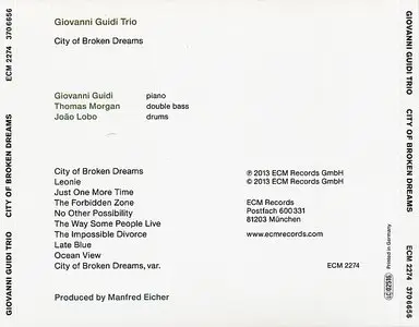 Giovanni Guidi Trio - City Of Broken Dreams (2013) {ECM 2274}