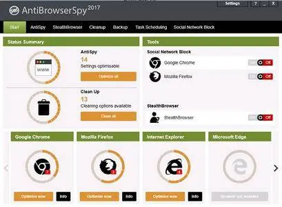 Abelssoft AntiBrowserSpy 2018 v196 Portable