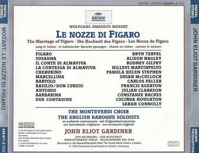 John Eliot Gardiner, The English Baroque Soloists - Wolfgang Amadeus Mozart: Le Nozze di Figaro (1994)