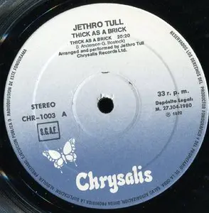 Jethro Tull ‎– Thick As A Brick {SP Reissue} vinyl rip 24/96