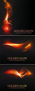Golden Glowing Backgrounds