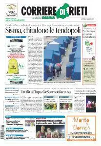 Corriere di Rieti - 23 Settembre 2016