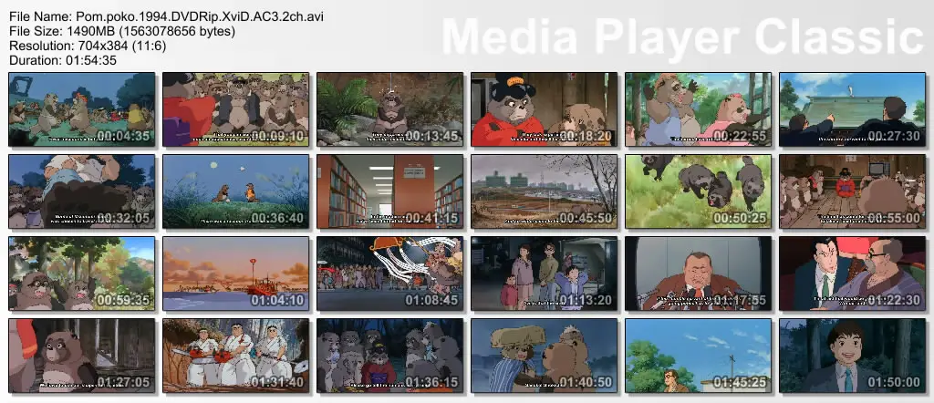 Heisei Tanuki Gassen Pompoko (1994)