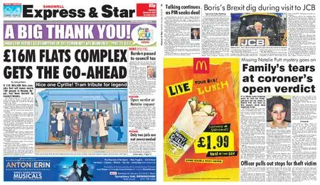 Express and Star Sandwell Edition – January 19, 2019