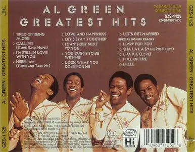 Al Green - Greatest Hits (1998) [DCC Gold GZS-1125]