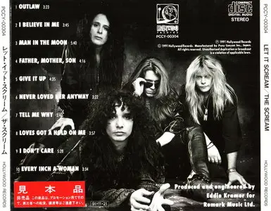 The Scream - Let It Scream (1991) [Japan 1st Press] Re-up