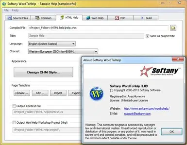 Softany WordToHelp 3.09