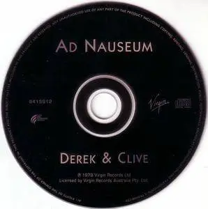 Derek & Clive - Ad Nauseam (1978) {1999 Virgin/EMI} **[RE-UP]**