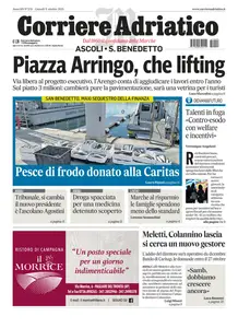 Corriere Adriatico Ascoli - 9 Ottobre 2025