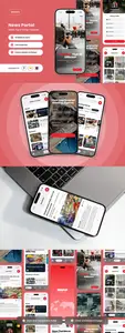 Briefup - News Portal Mobile App Design Template ZRUNZPV