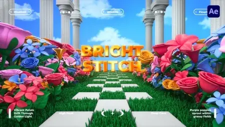 Videohive - Blooming Floral 3D Titles - 62965598
