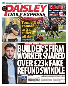 Paisley Daily Express - 27 October 2025