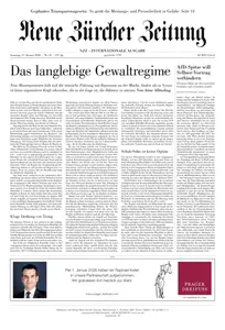 Neue Zürcher Zeitung International - 17 Januar 2026