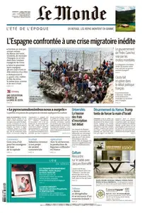 Le Monde - 2-3 Août 2026