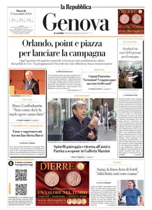 la Repubblica Genova - 17 Settembre 2024