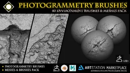 ArtStation - Environment Brushes Vol.1