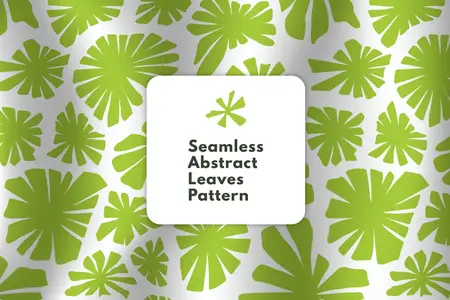 EE - Seamless Abstract Leaves Pattern RTH9UHM