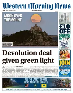 Western Morning News Devon - 20 September 2024